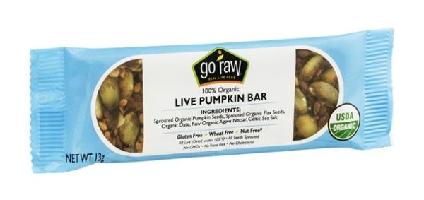 slide 1 of 1, Go Raw Sprouted Bar Pumpkin Seed, 0.4 oz