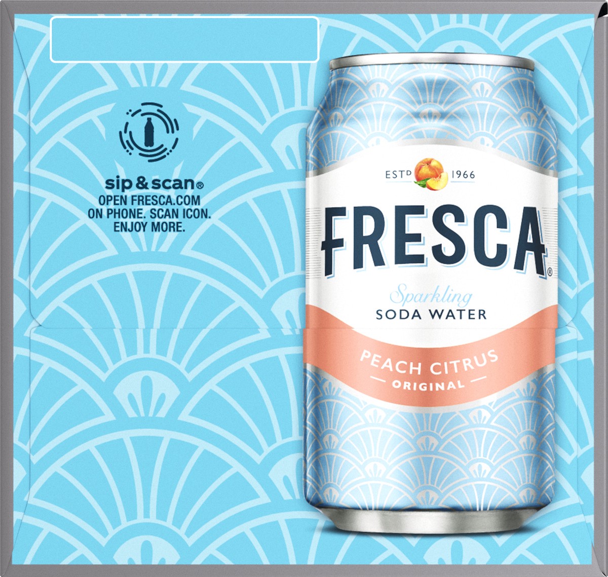 slide 5 of 10, Fresca Fridge Pack Original Sparkling Peach Citrus Soda Water 12 ea, 12 ct