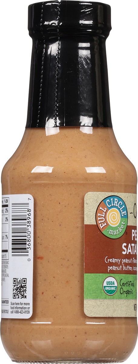 slide 8 of 15, Full Circle Organic Peanut Satay Sauce 12 oz, 12 oz
