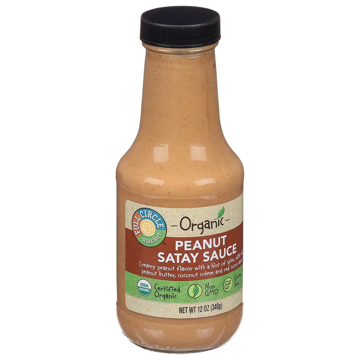 slide 12 of 15, Full Circle Organic Peanut Satay Sauce 12 oz, 12 oz
