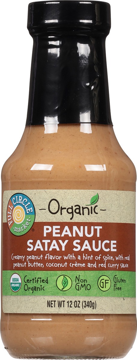slide 2 of 15, Full Circle Organic Peanut Satay Sauce 12 oz, 12 oz