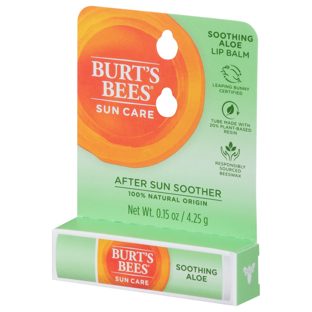 slide 8 of 9, Burt's Bees Sun Care Soothing Aloe Lip Balm 0.15 oz, 0.15 oz