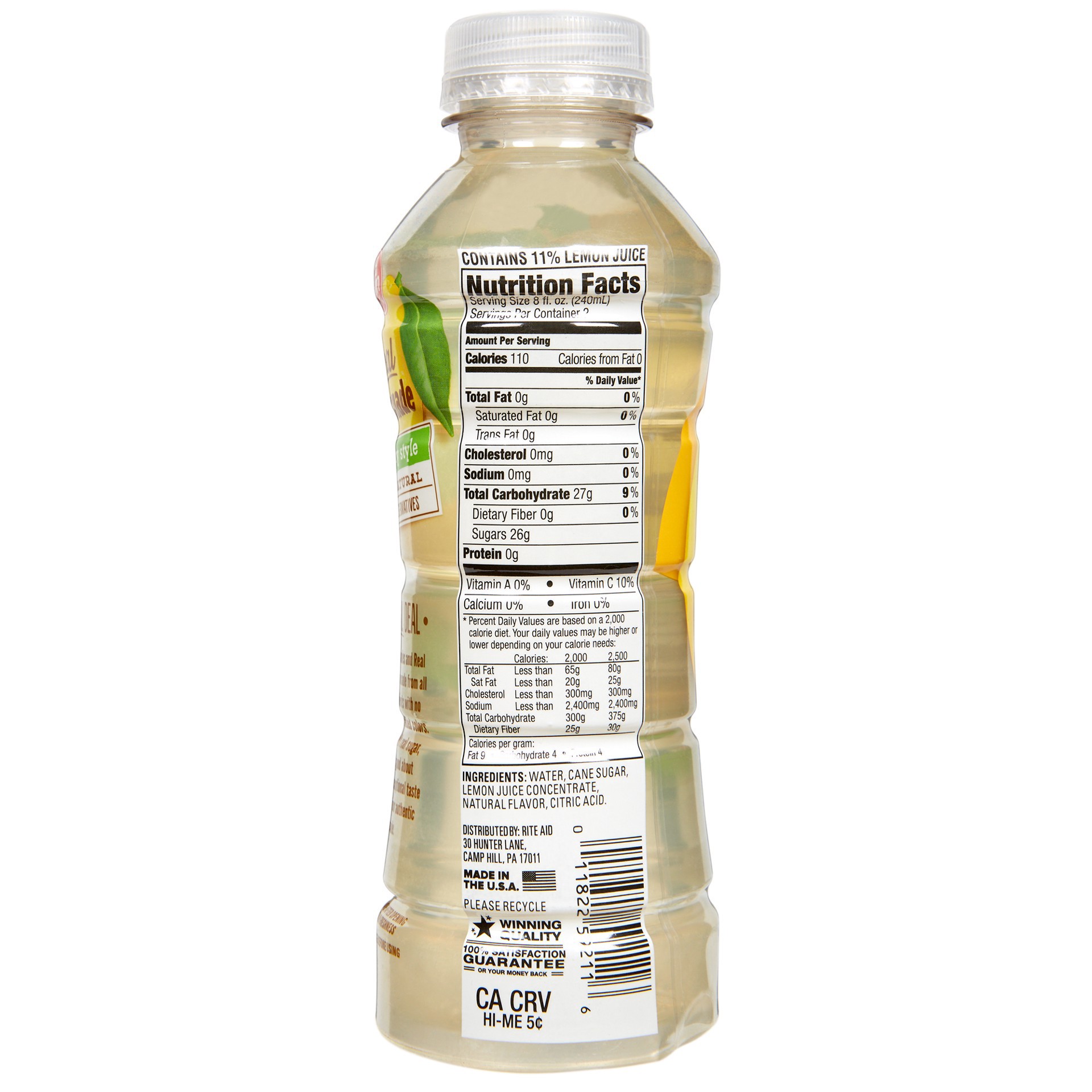 slide 3 of 3, Big Win Real Lemonade, Country Style- 16 oz, 16 oz