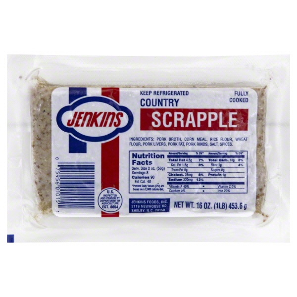 slide 1 of 1, Jenkins Scrapple 16 oz, 16 oz