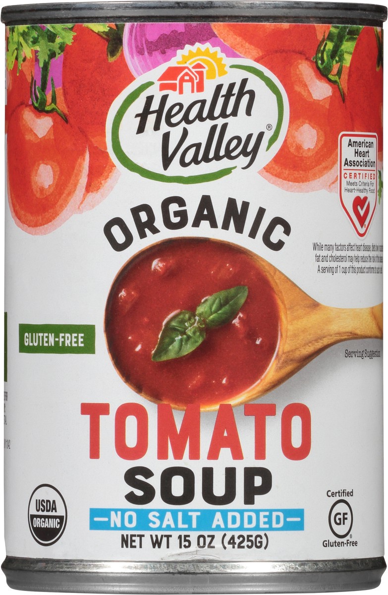 slide 4 of 7, Health Valley No Salt Tomato Organic Soup, 15 oz