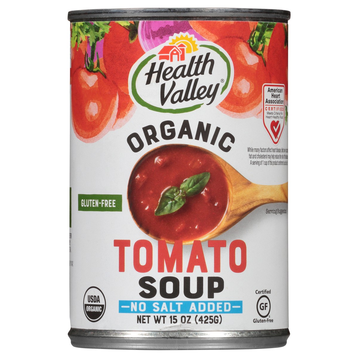 slide 1 of 7, Health Valley No Salt Tomato Organic Soup, 15 oz