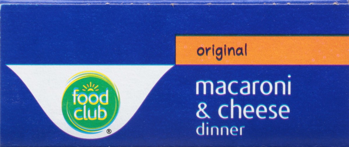 slide 6 of 11, Food Club Macaroni & Cheese Dinner Original, 7.25 oz