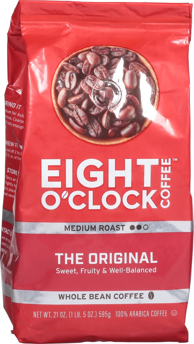 slide 12 of 12, Eight O'Clock Coffee Medium Roast Whole Bean The Original Coffee - 21 oz, 21 oz