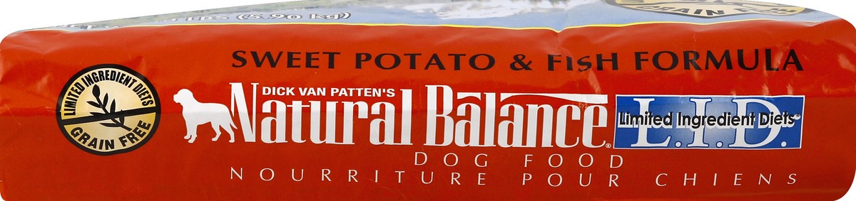 slide 6 of 6, Natural Balance L.I.D. Sweet Potato & Fish Dog Food, 13 lb