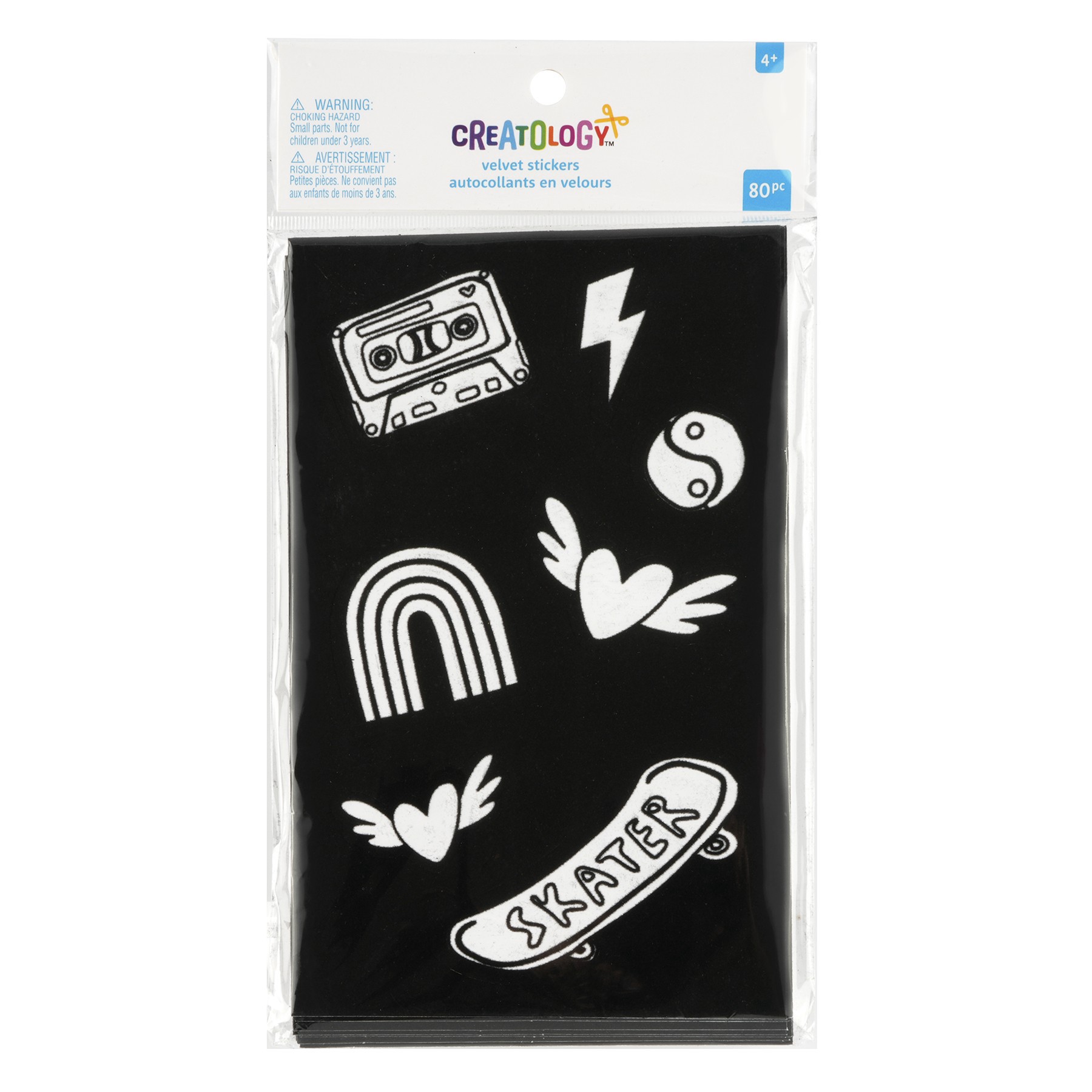 slide 2 of 3, Fantasy Velvet Stickers By Creatology, 4.5 in x 7 in