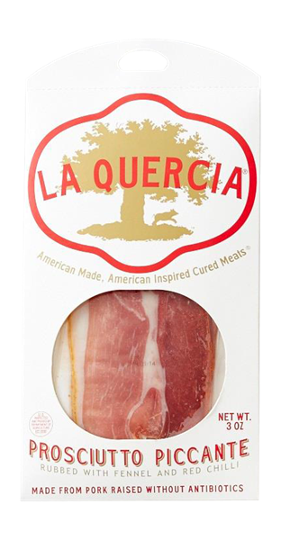 slide 1 of 1, La Quercia Sliced Prosciutto Piccante, 3 oz