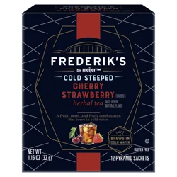 FREDERIKS BY MEIJER Frederik's by Meijer Cold Steeped Cherry Strawberry Herbal Tea - 12 ct