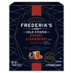 FREDERIKS BY MEIJER Frederik's by Meijer Cold Steeped Cherry Strawberry Herbal Tea - 12 ct