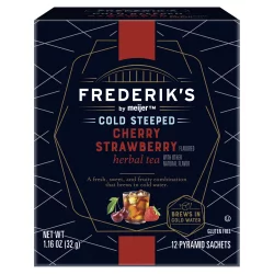 FREDERIKS BY MEIJER Frederik's by Meijer Cold Steeped Cherry Strawberry Herbal Tea - 12 ct