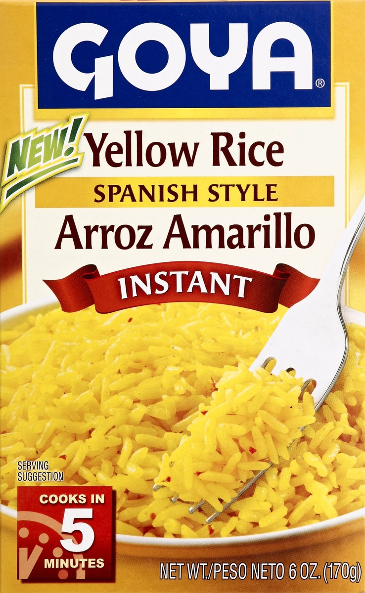 slide 4 of 4, Goya Rice Yellow Instant Spanish Style Box - 6 Oz, 6 oz