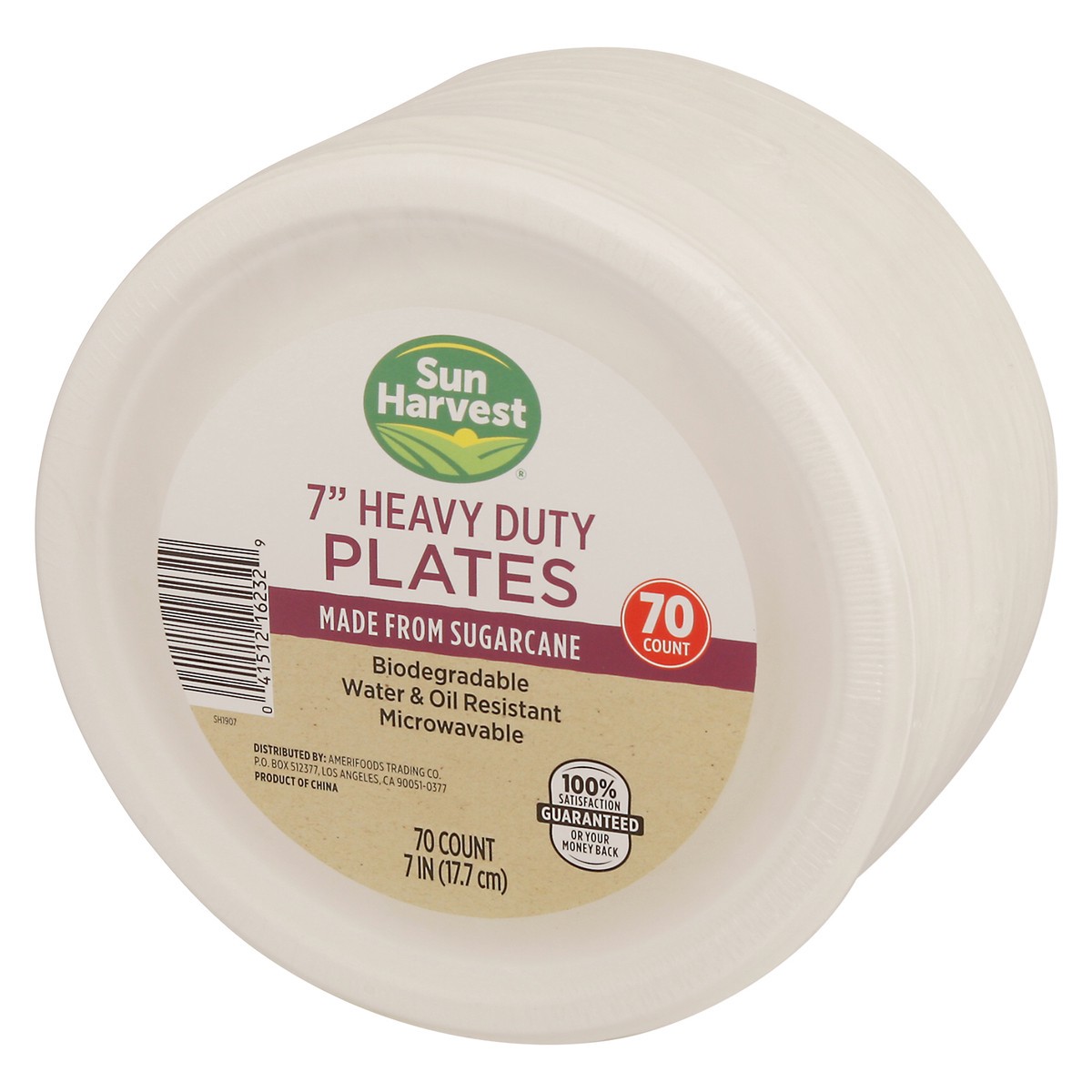 slide 3 of 4, Sun Harvest Biodegradable 7 Inch Plate, 70 ct