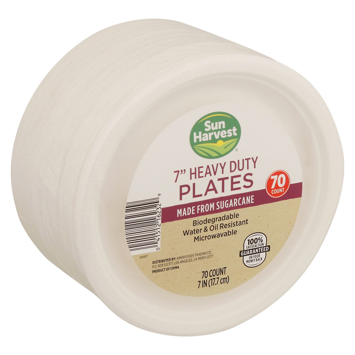slide 4 of 4, Sun Harvest Biodegradable 7 Inch Plate, 70 ct