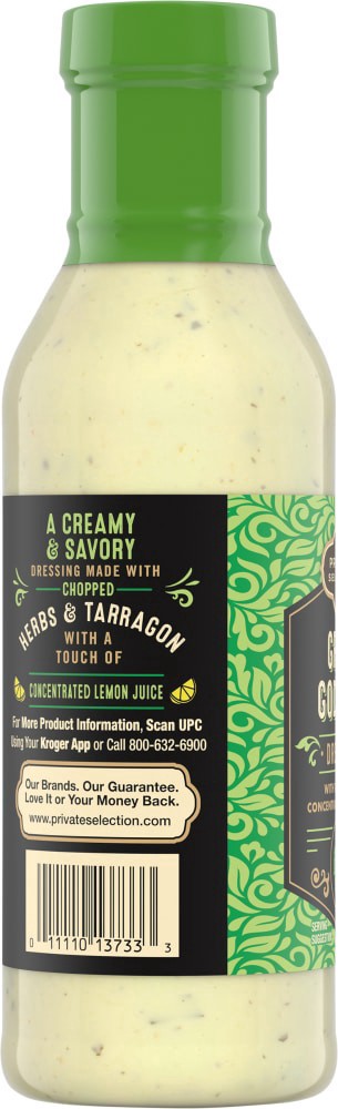 slide 3 of 4, Private Selection Green Goddess Salad Dressing, 11.8 fl oz