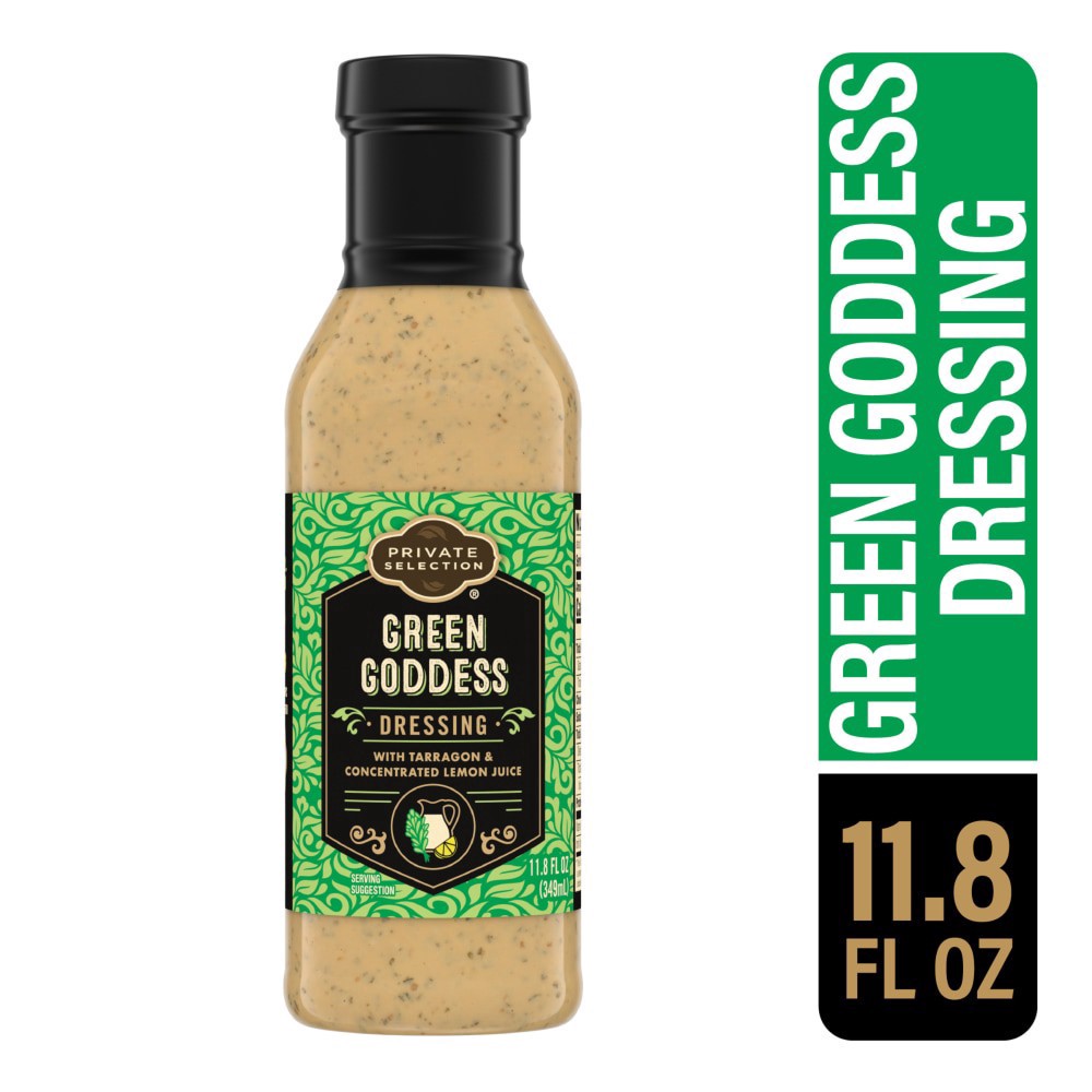 slide 1 of 4, Private Selection Green Goddess Salad Dressing, 11.8 fl oz