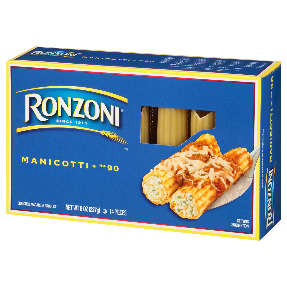 slide 6 of 7, Ronzoni Manicotti, 8 oz