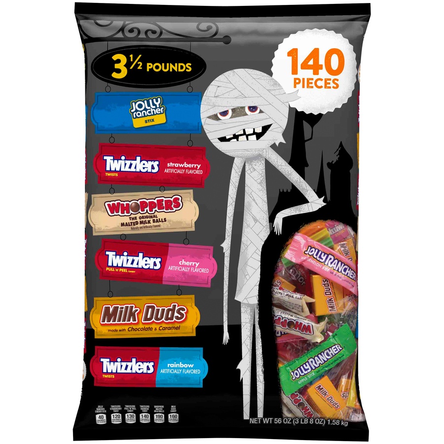 slide 1 of 13, Hersheys Halloween Snack Size Candy Assortment 140 Count, 56 oz