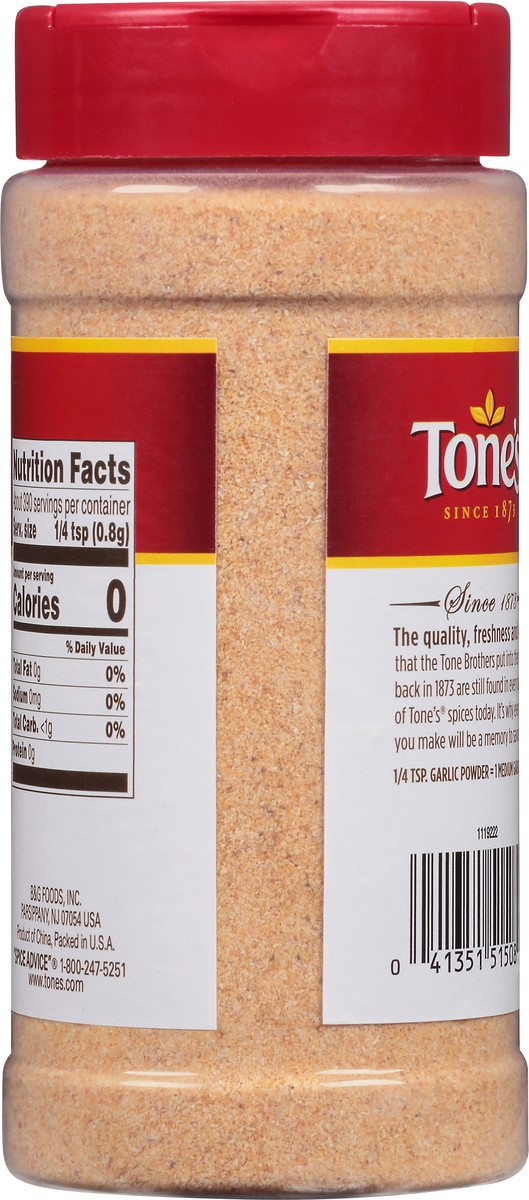 slide 7 of 8, Tone's Tones Granulated Garlic, 11 oz, 11 oz