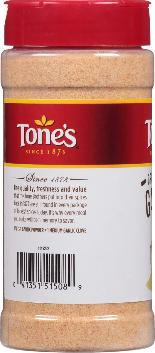 slide 5 of 8, Tone's Tones Granulated Garlic, 11 oz, 11 oz