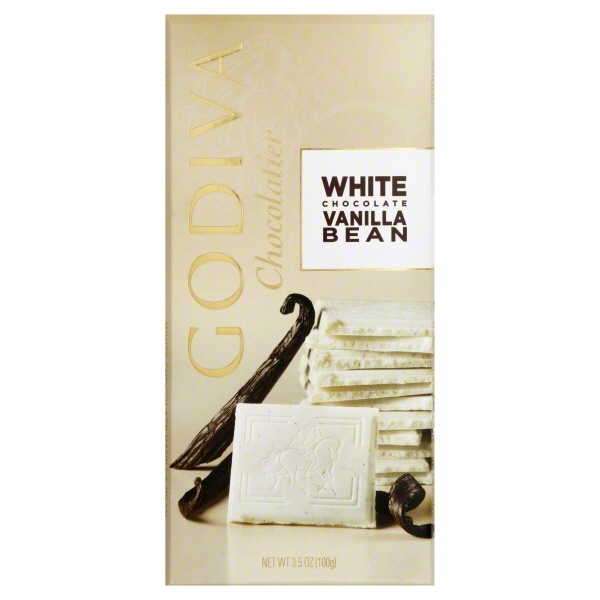 slide 1 of 1, Godiva White Chocolate Vanilla Bean, 3.5 oz