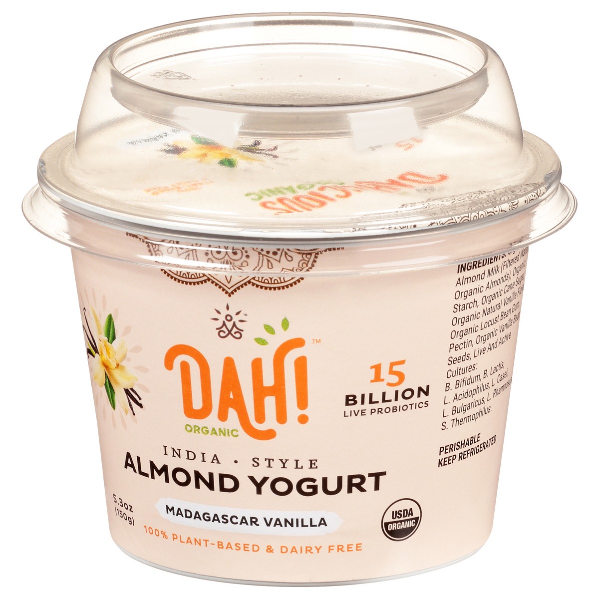slide 9 of 13, Dahlicious Dah!™ organic almond yogurt, Madagascar vanilla, 5.3 oz