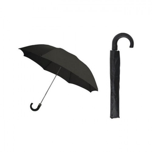 slide 1 of 1, Rainbrella Black Auto Open Umbrella, 42 in