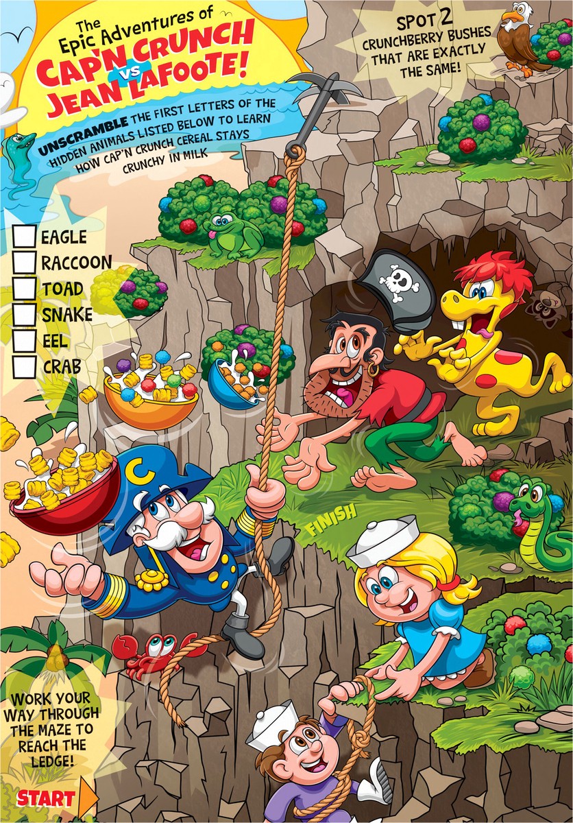 slide 8 of 10, Cap'n Crunch's Sweetened Corn & Oat Cereal Crunch Berries Naturally & Artificially Flavored 23.9 Oz, 23.9 oz