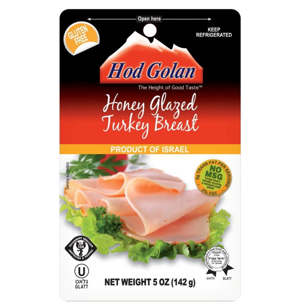 slide 1 of 1, Hod Golan Honey Glazed Turkey Breast, 5 oz