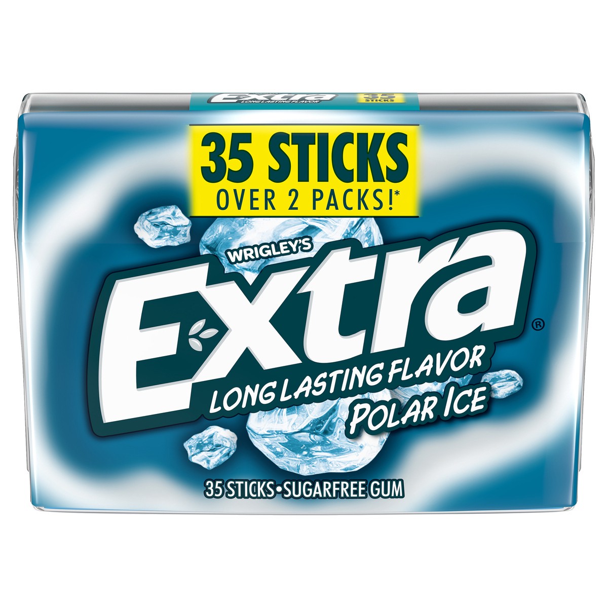 slide 1 of 8, EXTRA Polar Ice Sugar Free Chewing Gum, 35 pc