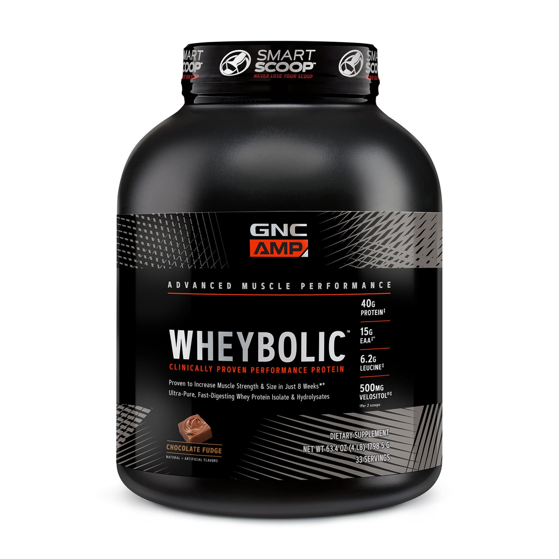 slide 1 of 1, GNC AMP Wheybolic - Chocolate Fudge, 1 ct