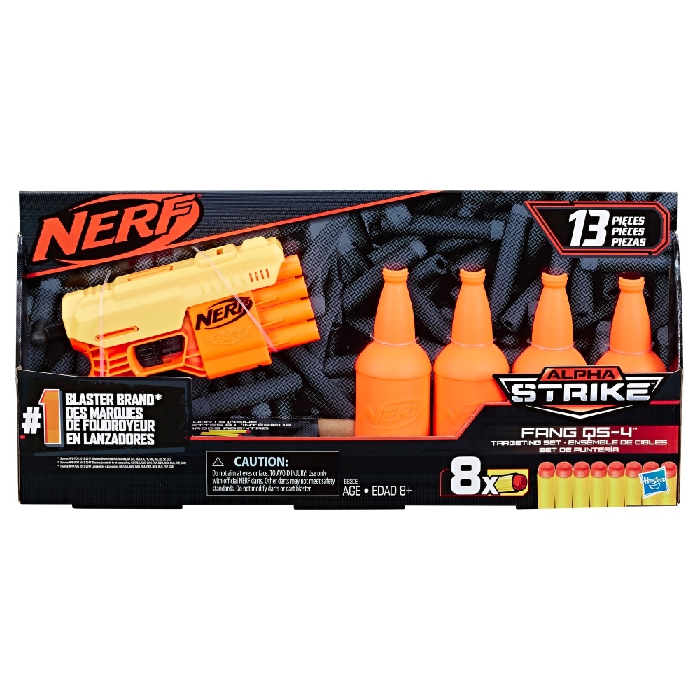 slide 1 of 1, Hasbro Nerf Fang Qs-4 Targeting Set, 13 ct