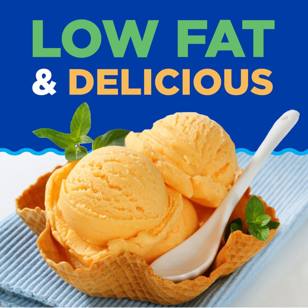 slide 3 of 4, Kroger Deluxe Orange Sherbet, 16 fl oz