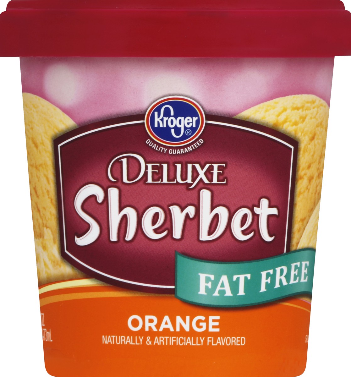 slide 4 of 6, Kroger Deluxe Orange Sherbet, 16 fl oz