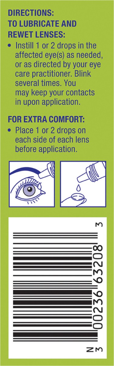 slide 2 of 5, Refresh Relieva For Contacts Lubricant Eye Drops For Use with Contact Lenses, 0.27 fl oz (8 mL), 0.27 fl oz