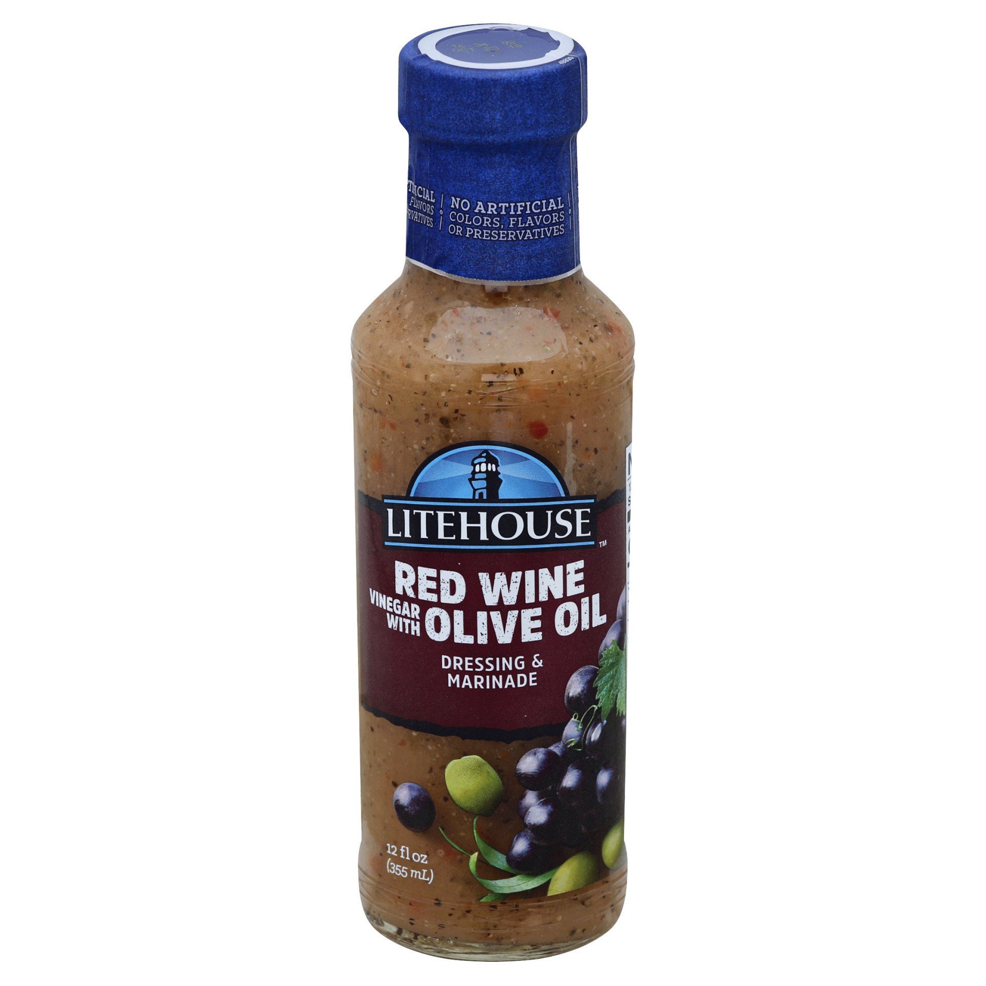 slide 1 of 7, Litehouse Vinegar with Olive Oil Red Wine Dressing & Marinade 12 fl oz, 12 fl oz