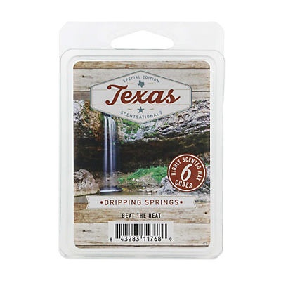 slide 1 of 1, ScentSationals Texas Edition Dripping Springs Scented Wax Cubes, 6 ct