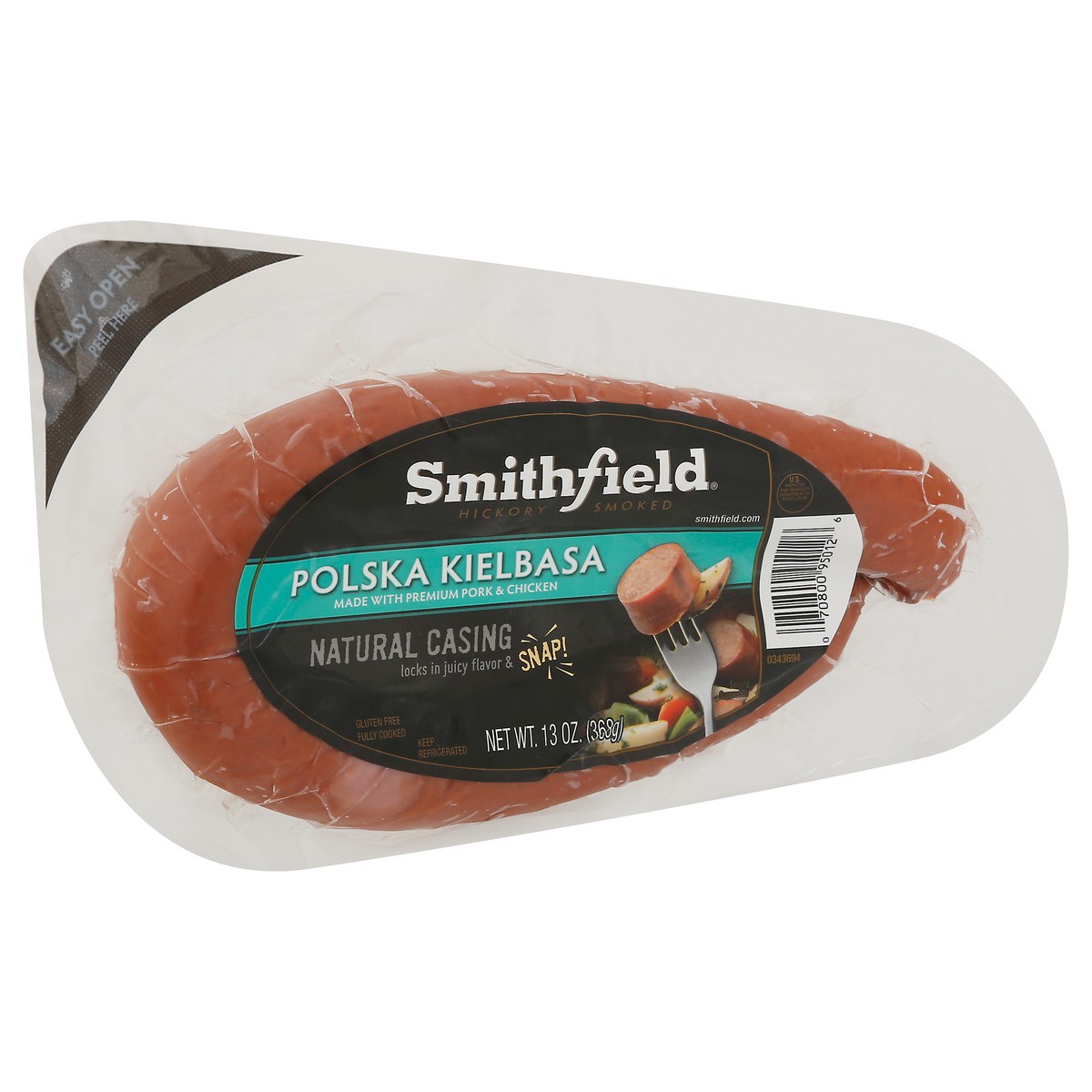 slide 2 of 9, Smithfield Hickory Smoked Polska Kielbasa 13 oz, 13 oz