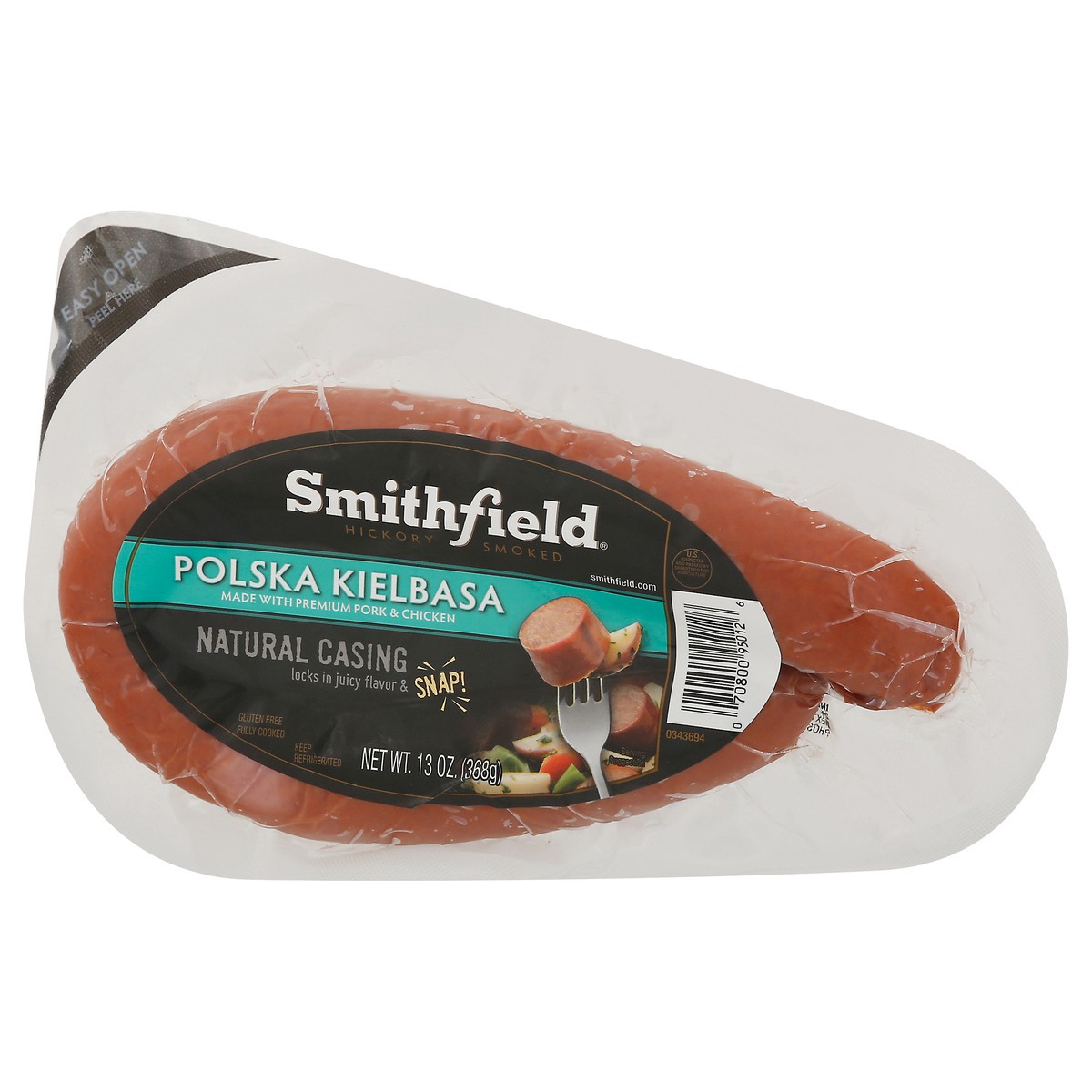 slide 4 of 9, Smithfield Hickory Smoked Polska Kielbasa 13 oz, 13 oz