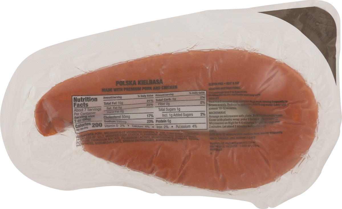 slide 7 of 9, Smithfield Hickory Smoked Polska Kielbasa 13 oz, 13 oz