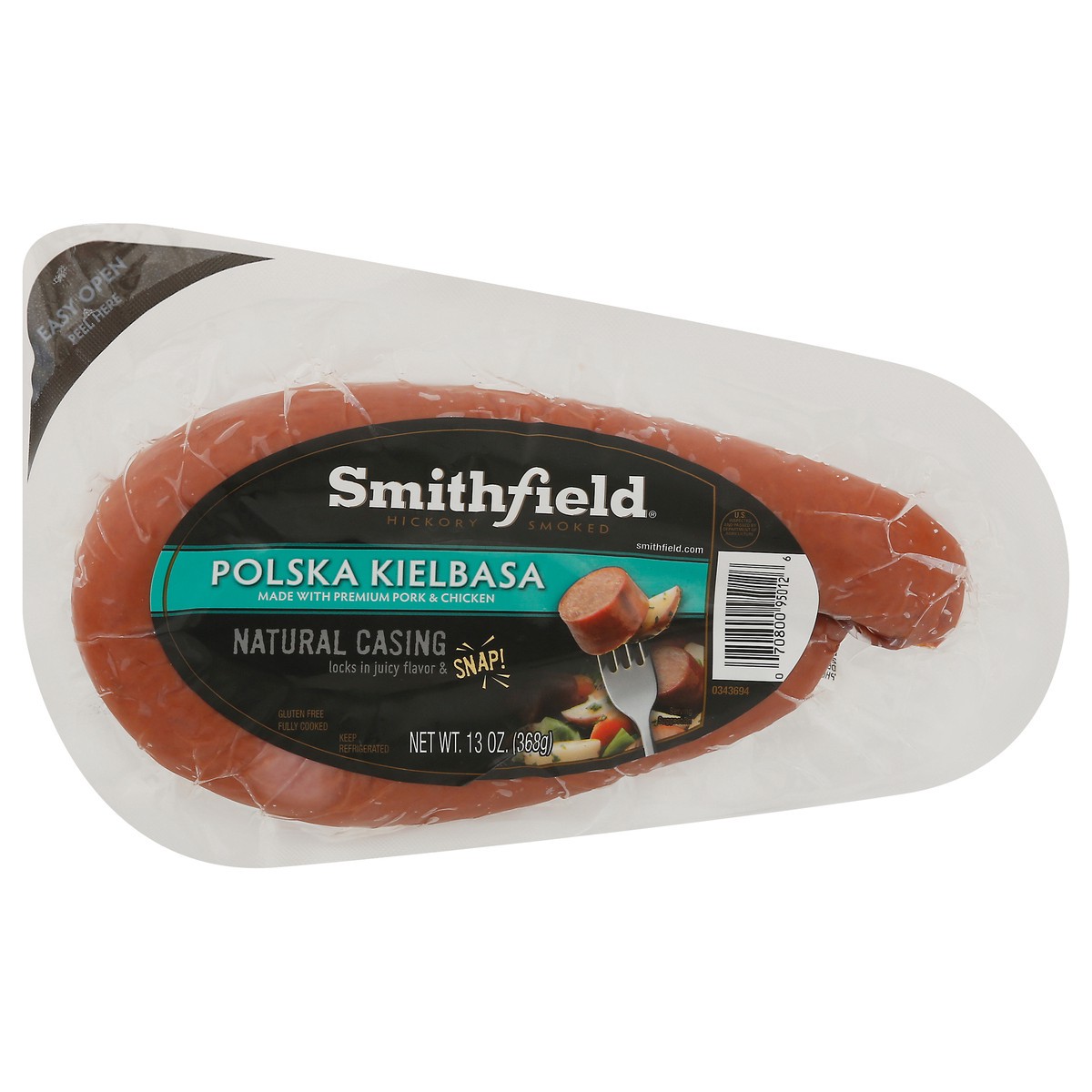 slide 1 of 9, Smithfield Hickory Smoked Polska Kielbasa 13 oz, 13 oz