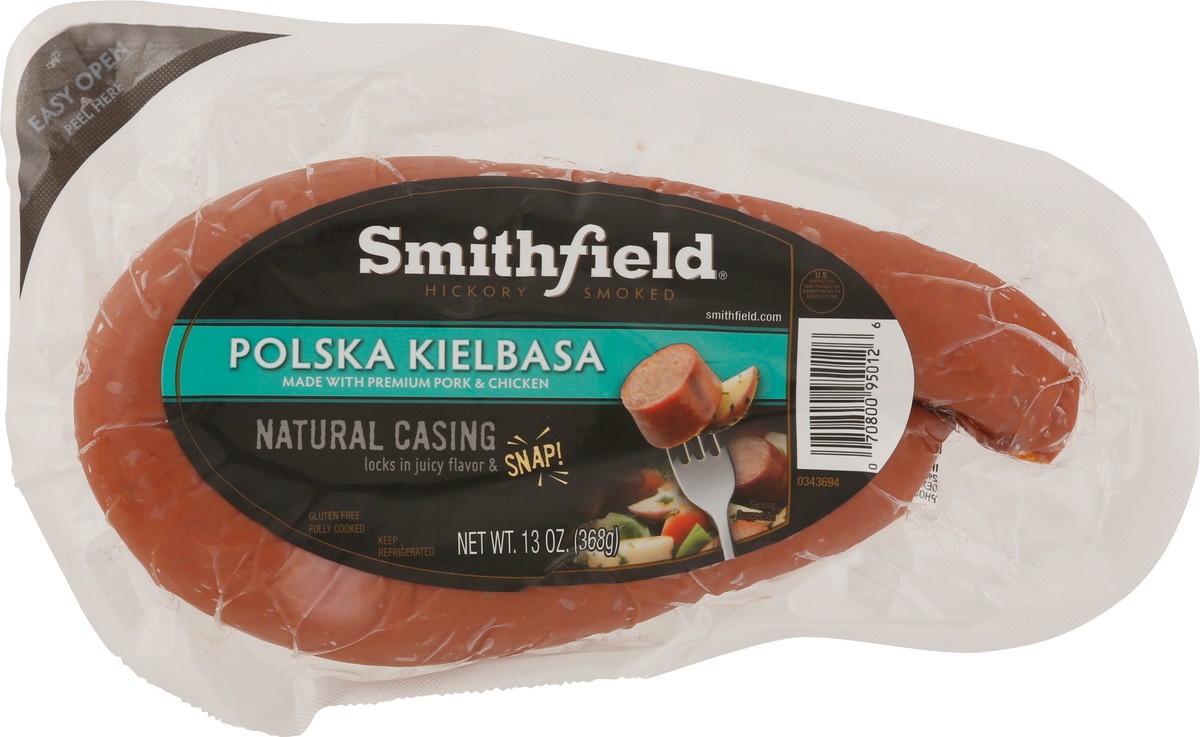 slide 6 of 9, Smithfield Hickory Smoked Polska Kielbasa 13 oz, 13 oz