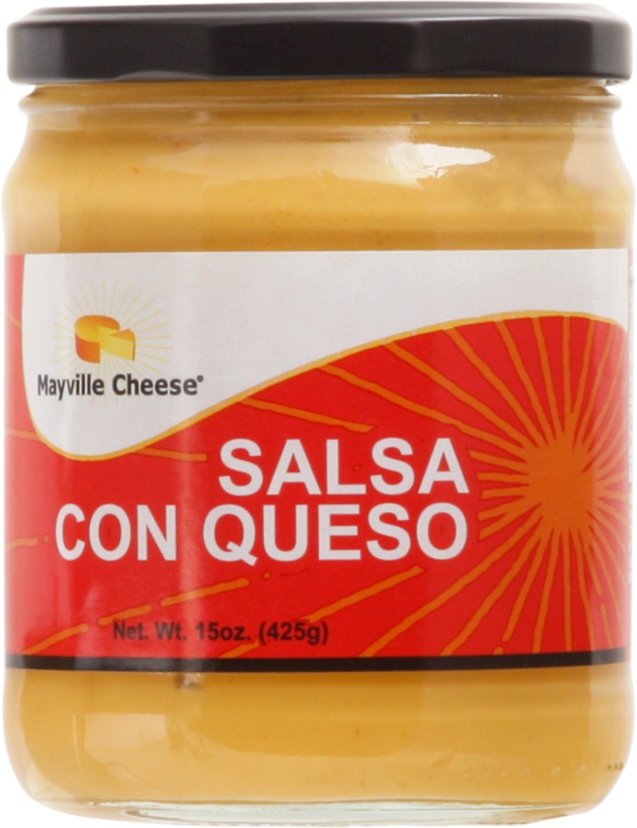 slide 6 of 13, Mayville Cheese Salsa Con Queso 15 oz, 15 oz