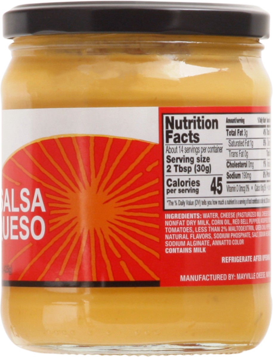 slide 2 of 13, Mayville Cheese Salsa Con Queso 15 oz, 15 oz