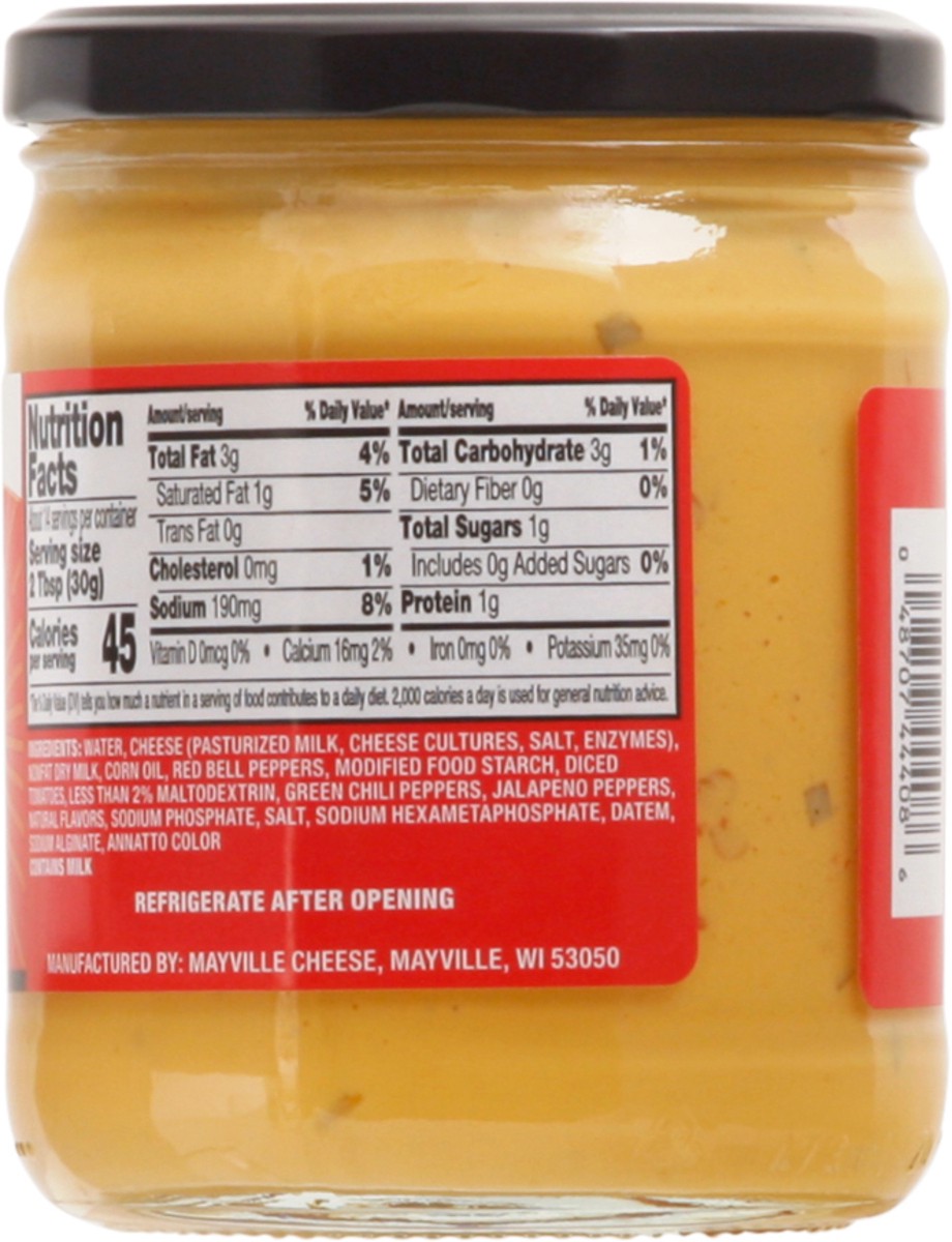 slide 7 of 13, Mayville Cheese Salsa Con Queso 15 oz, 15 oz