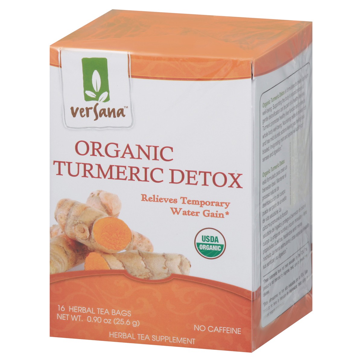 slide 6 of 13, Versana Bags Organic Turmeric Detox Herbal Tea - 16 ct, 16 ct