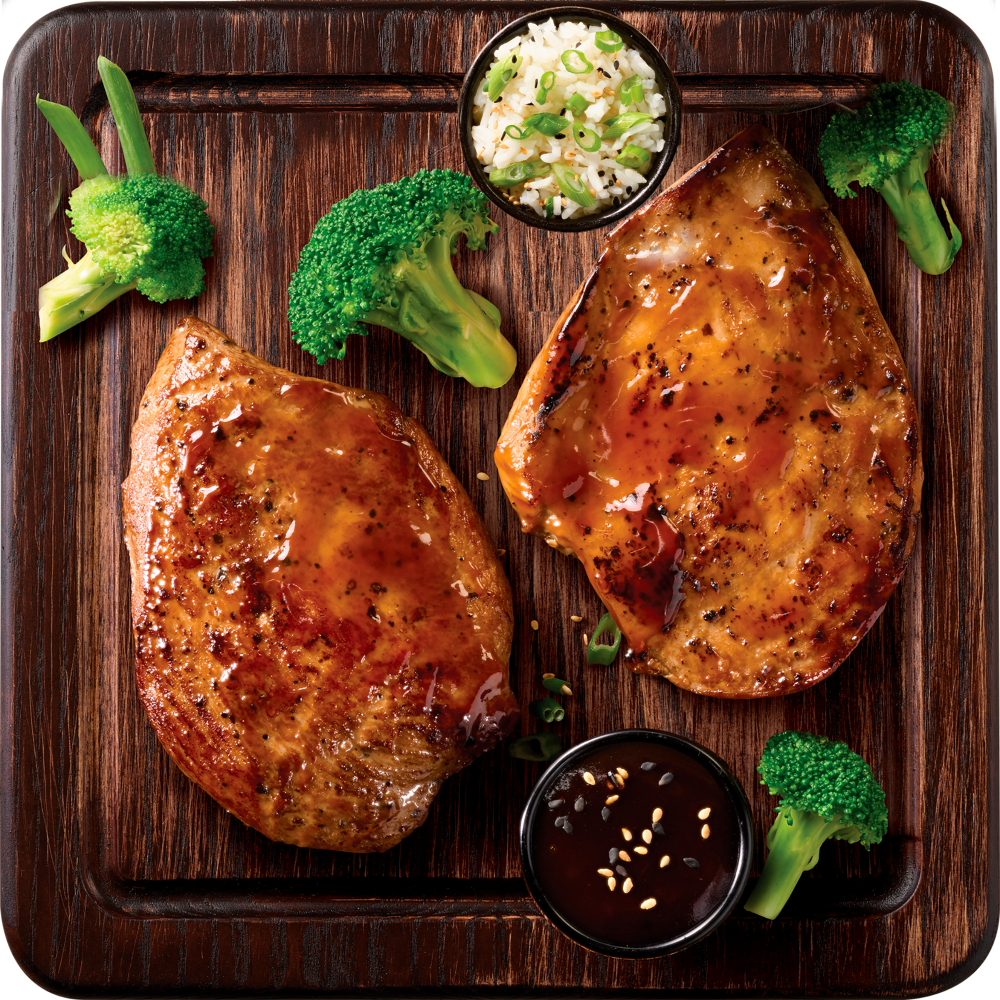 slide 2 of 3, Tyson Premium Quality Freshly Seasoned Teriyaki Style Boneless Skinless Chicken Breast Filets, 0.75 lb